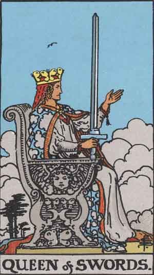 Significado da carta Rainha de Espadas no Tarot Carta Rainha de Espadas no Tarot (Rider-Waite) - significado e interpretação