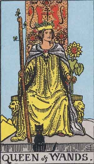 Significado da carta Rainha de Paus no Tarot Carta Rainha de Paus no Tarot (Rider-Waite) - significado e interpretação